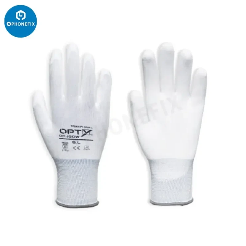 Gants de sécurité antidérapants et antistatiques avec revêtement PU