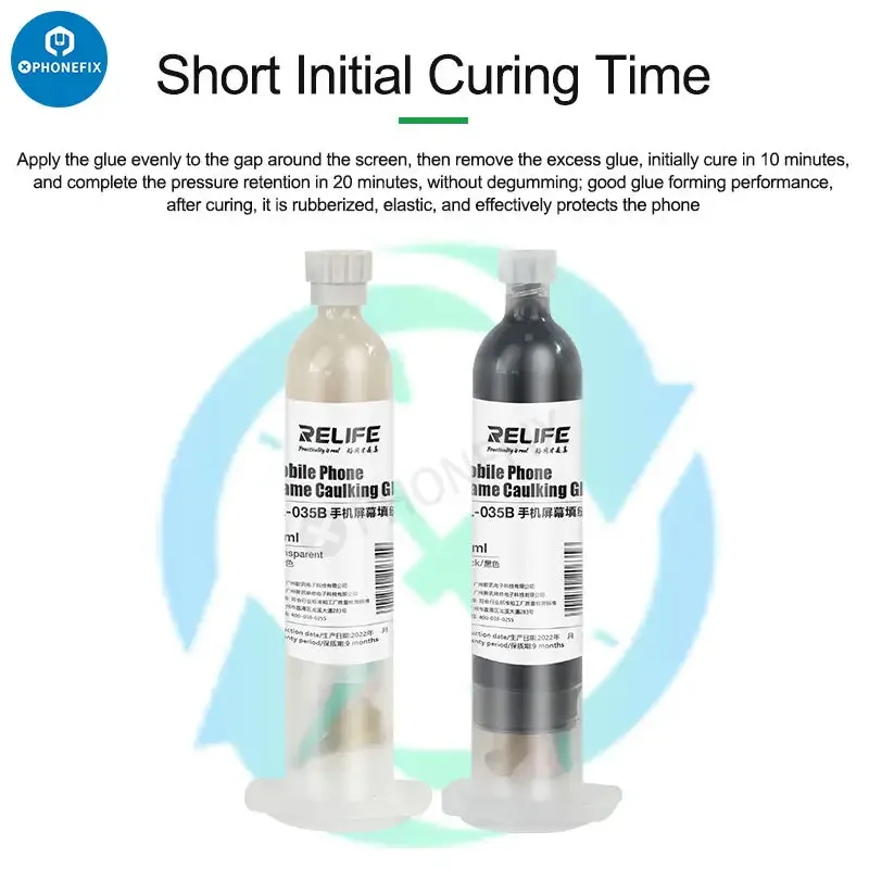Colle de calfeutrage universelle pour écran de téléphone portable RL-035B 30 ml