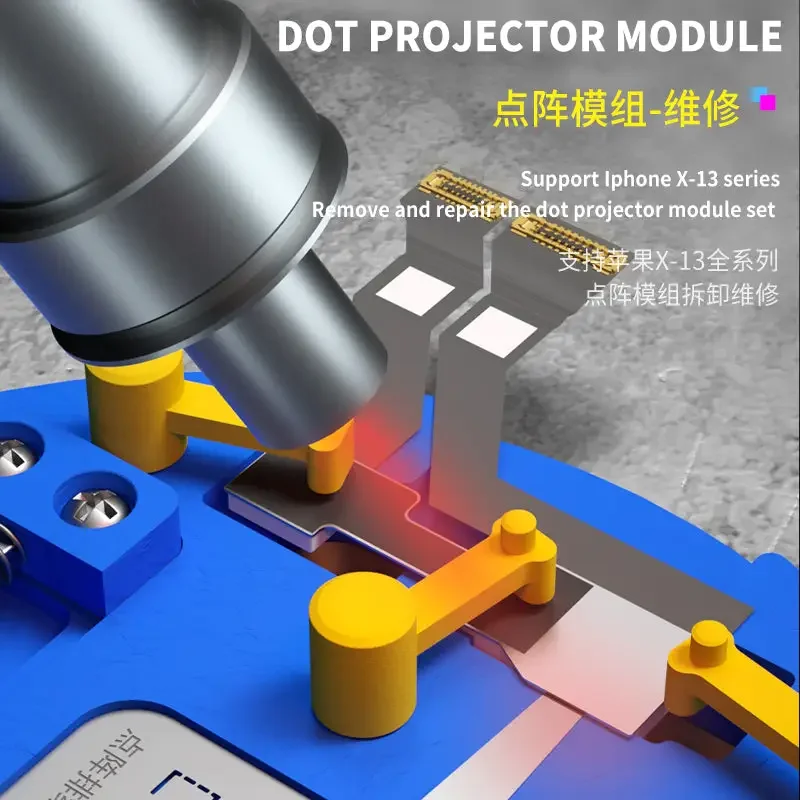 Projecteur de points MECHANIC F-FIX, fixation d'identification de visage, base de rebillage