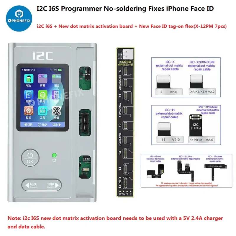 Programmeur i2C i6S A8S pour écran iPhone True Tone Face ID Repair