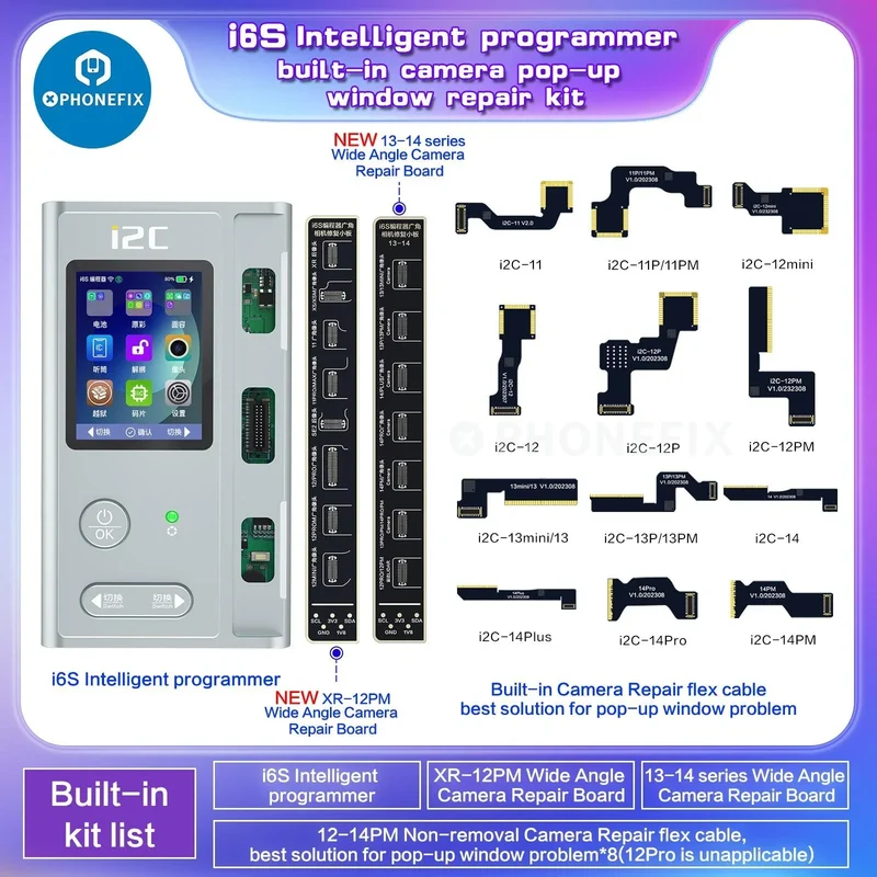 Programmeur i2C i6S A8S pour écran iPhone True Tone Face ID Repair