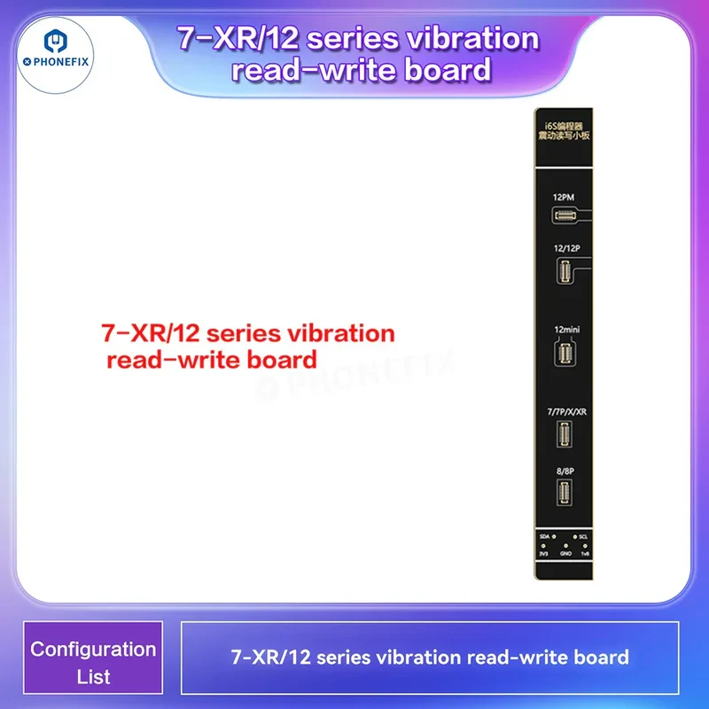 Programmeur i2C i6S A8S pour écran iPhone True Tone Face ID Repair