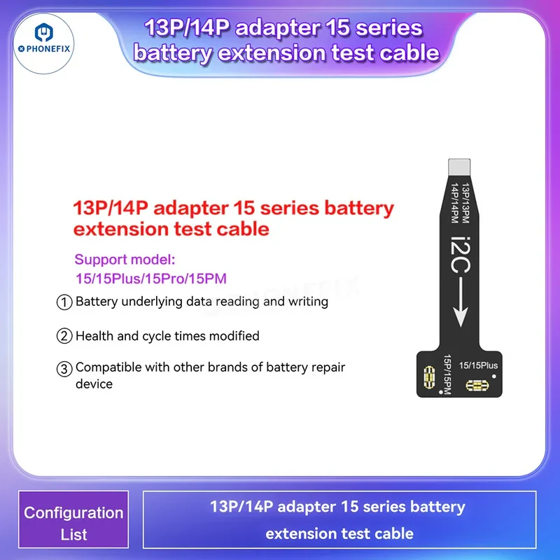 Programmeur i2C i6S A8S pour écran iPhone True Tone Face ID Repair