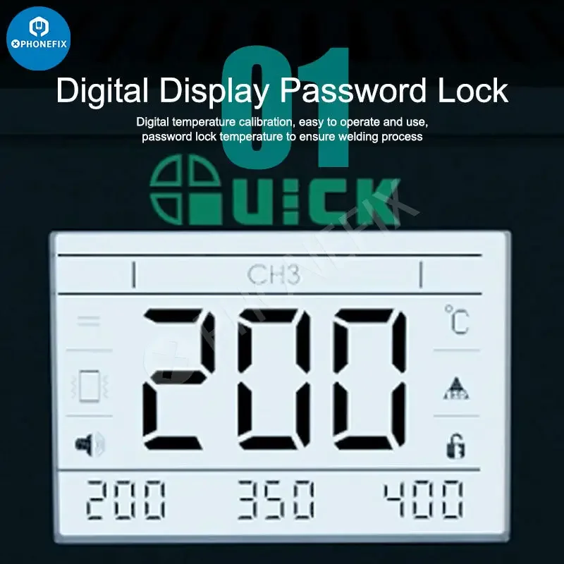 Station de soudage de précision intelligente électrique Quick Q8