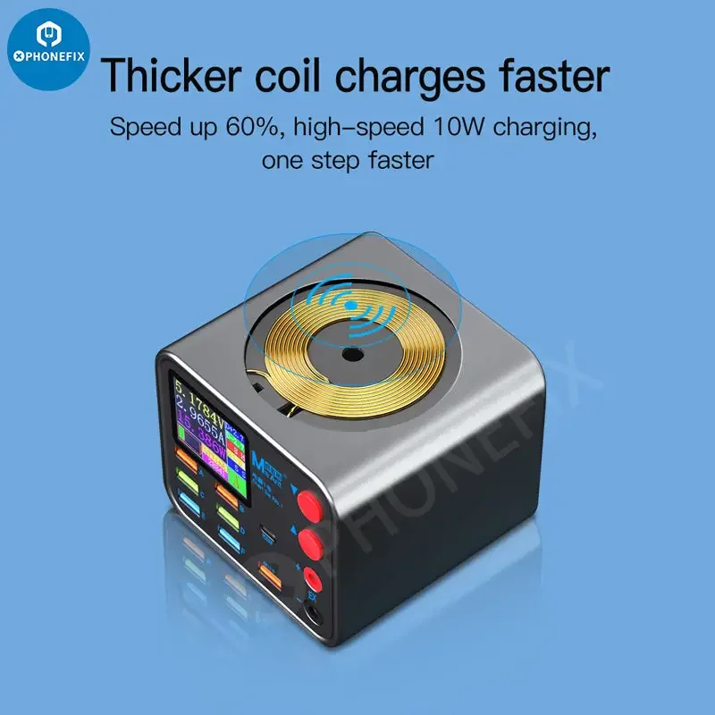 Chargeur PD 8 ports MaAnt DianBa TenSai PD, détection de courant pour téléphone