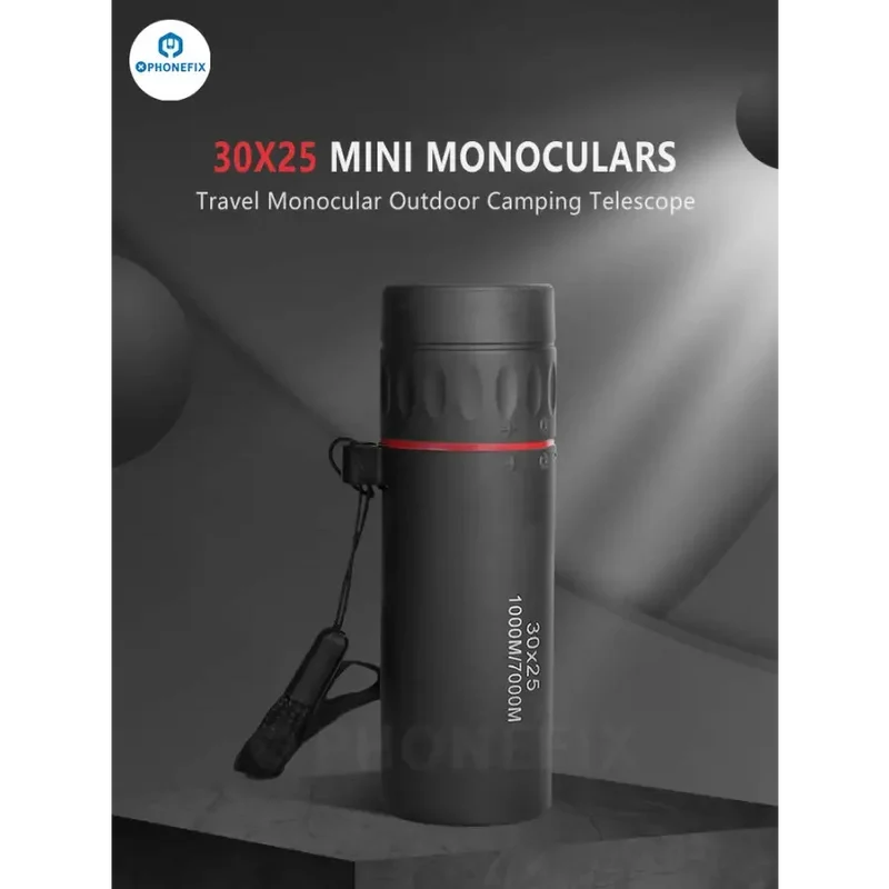 Télescope monoculaire HD 30x25 à zoom optique