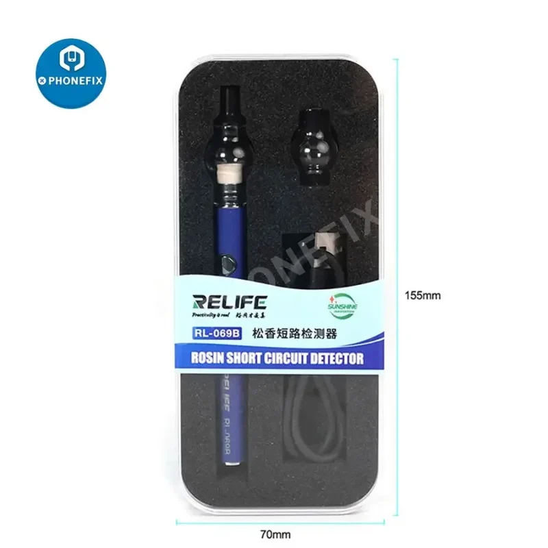 Stylo de détection de court-circuit pour réparation d'iPhone avec atomiseur de colophane RELIFE