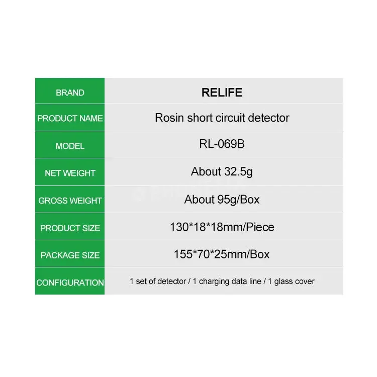 Stylo de détection de court-circuit pour réparation d'iPhone avec atomiseur de colophane RELIFE
