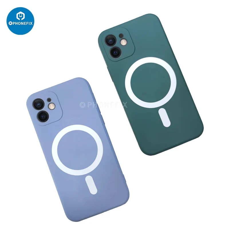 Coque arrière en silicone liquide pour iPhone 13, 14, 15 Promax