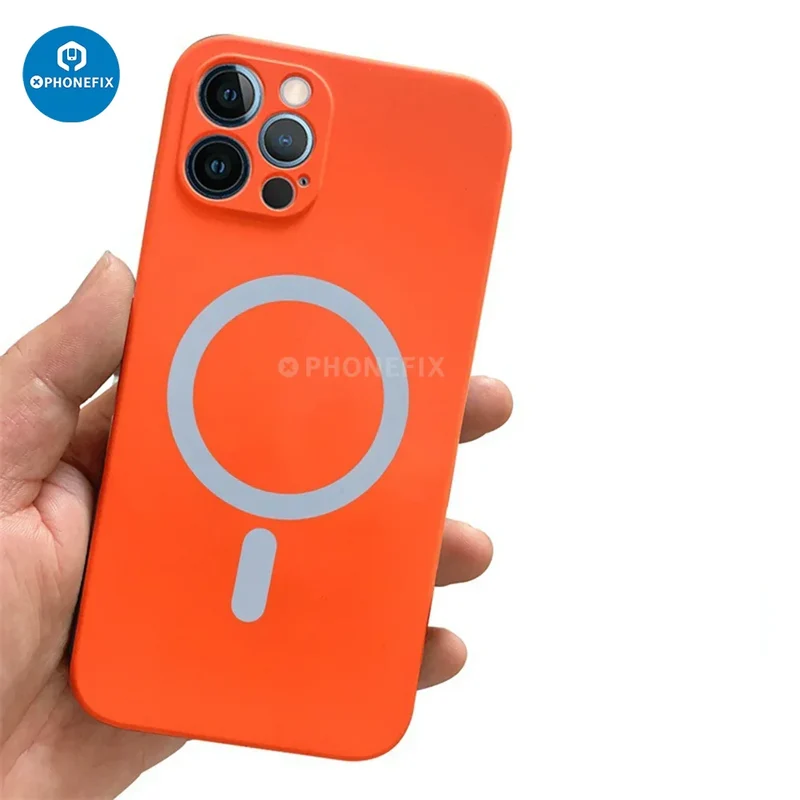 Coque arrière en silicone liquide pour iPhone 13, 14, 15 Promax