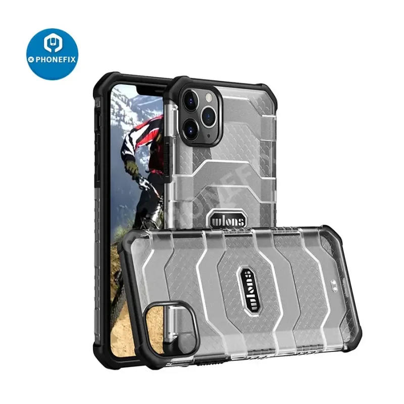 Coque de protection militaire double couche pour iPhone 11, 12 et 13