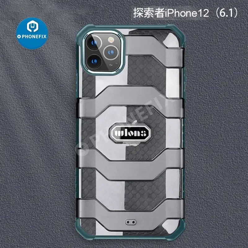 Coque de protection militaire double couche pour iPhone 11, 12 et 13