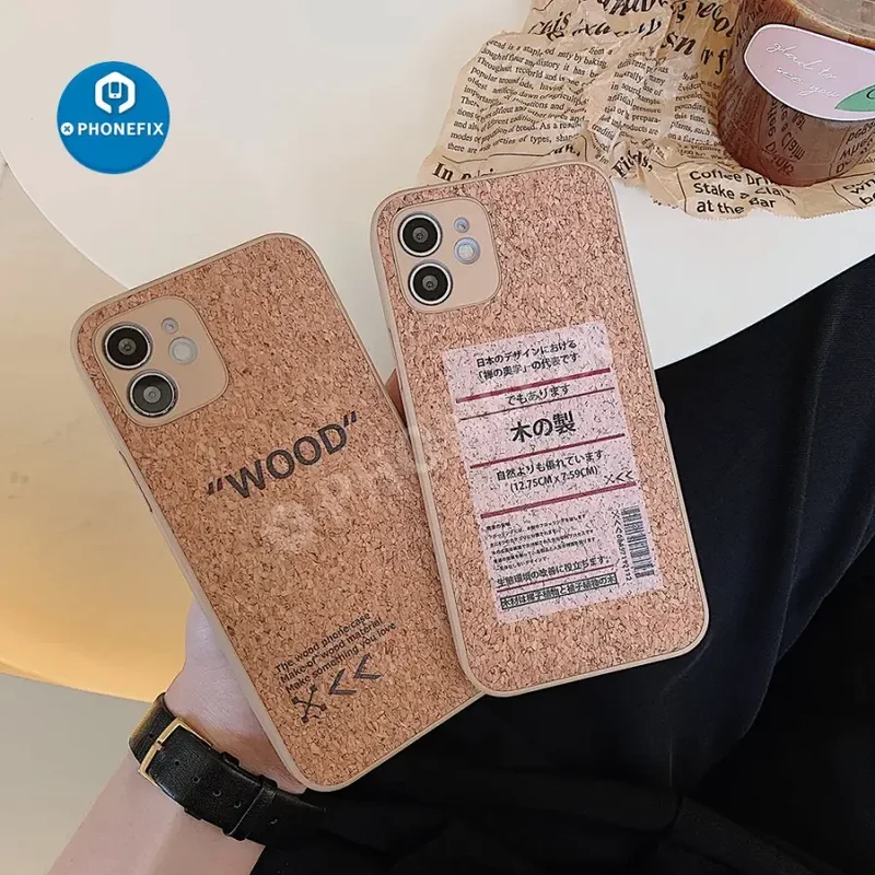 Coque iPhone écologique antichoc en bois