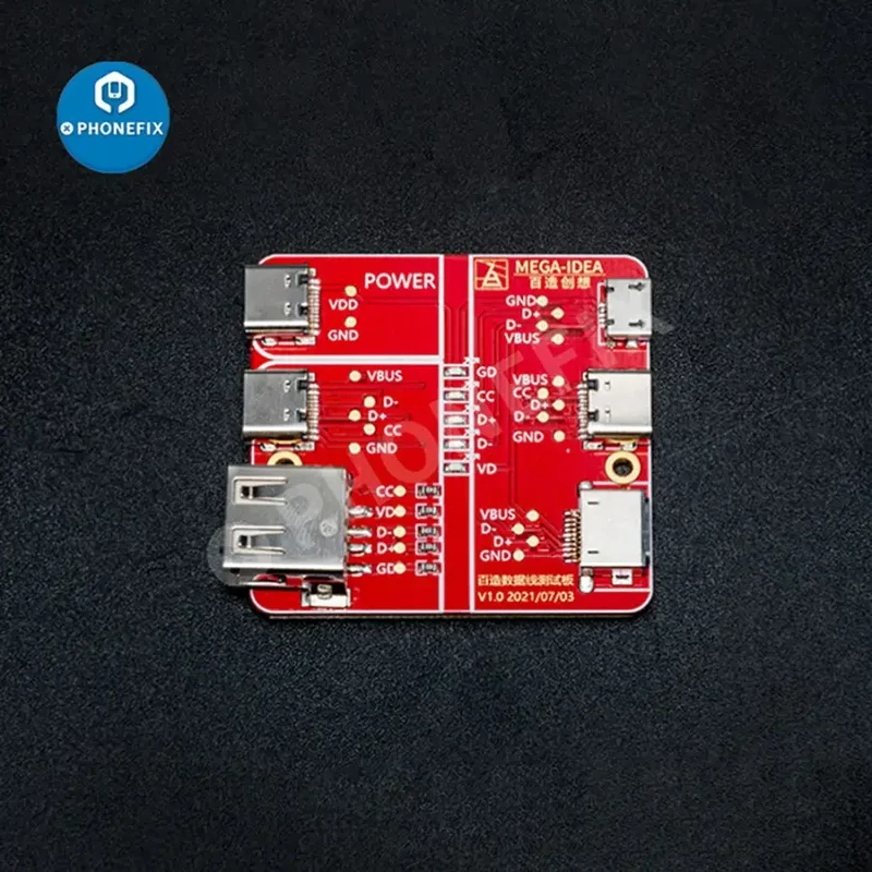 Outil de test de la carte de détection marche/arrêt du câble de données USB QianLi Mega-iDea
