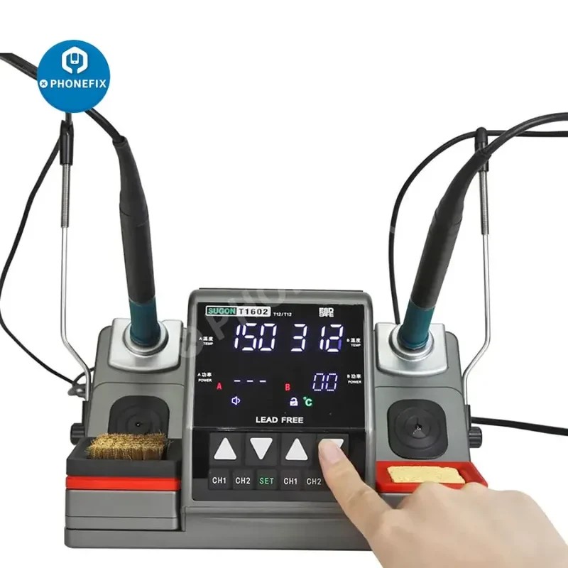 Station de soudage sans plomb SUGON T1602 pour la réparation de circuits imprimés BGA