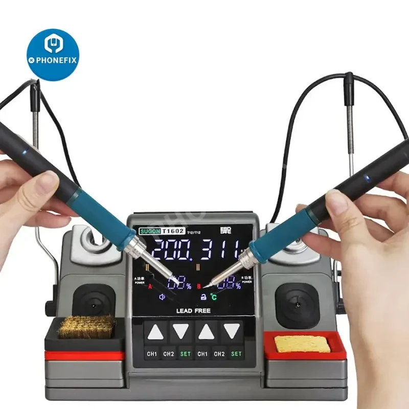 Station de soudage sans plomb SUGON T1602 pour la réparation de circuits imprimés BGA