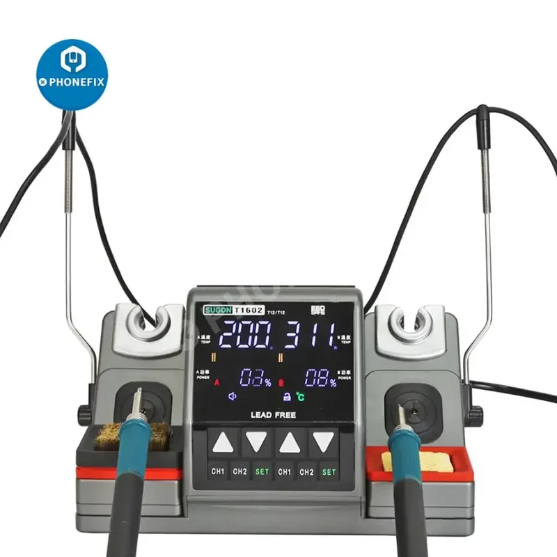 Station de soudage sans plomb SUGON T1602 pour la réparation de circuits imprimés BGA