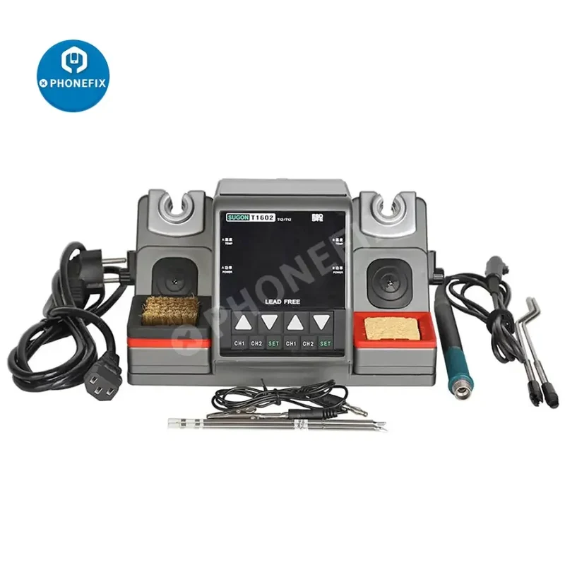 Station de soudage sans plomb SUGON T1602 pour la réparation de circuits imprimés BGA