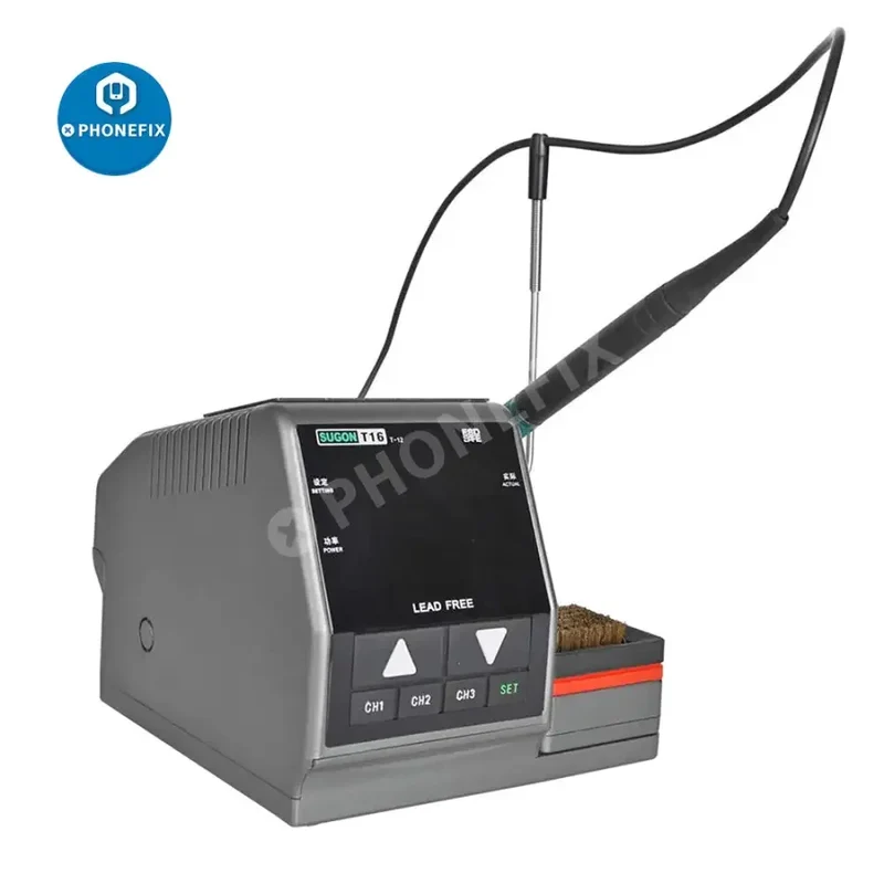 Station de soudage de précision SUGON T16 pour réparation de circuits imprimés de téléphones