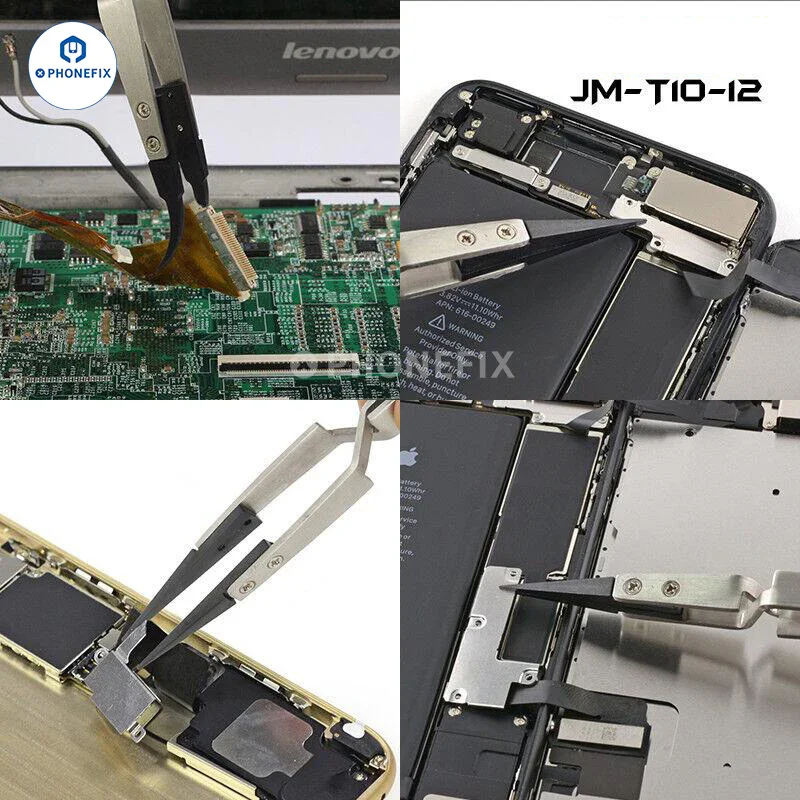 Mèches à dessouder prédécoupées 2UUL avec pincettes en céramique inversées pour réparation de téléphones