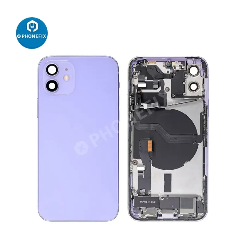 Remplacement complet de la coque arrière pour iPhone 12
