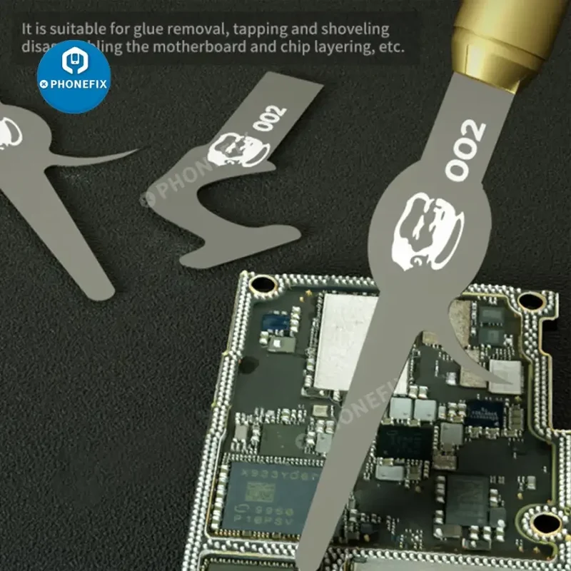 MECHANIC 002 Lames pour dissolvant de colle BGA IC Chip Dégommage Grattage Couteau