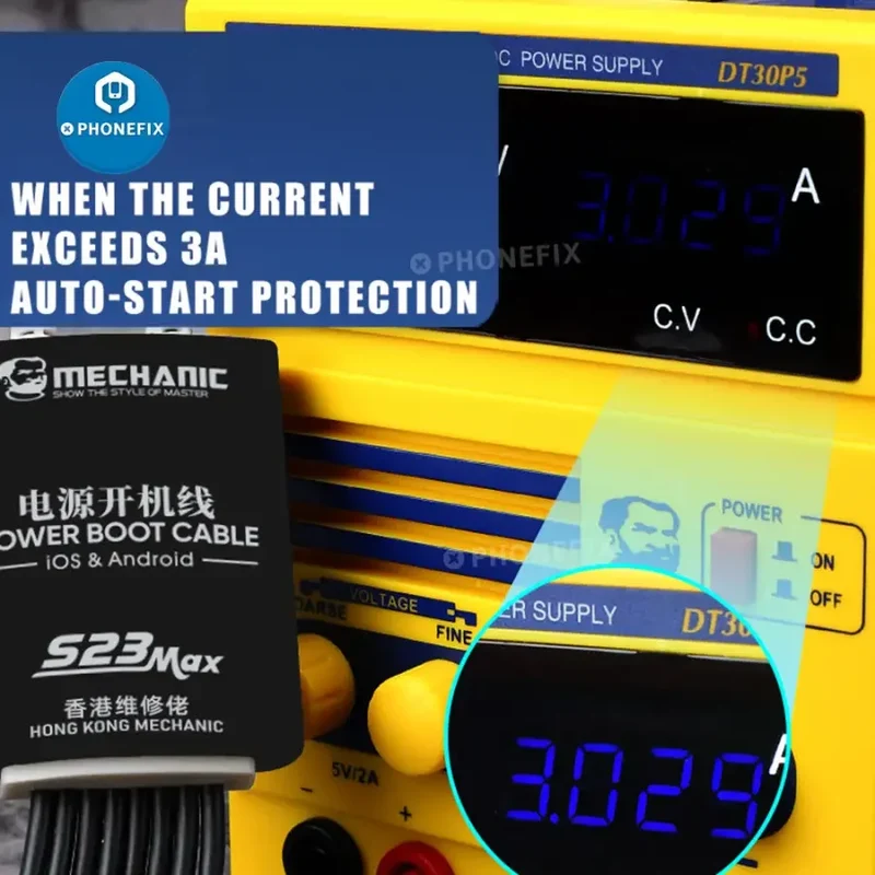 Câble d'alimentation de démarrage Mechanic S24 Max pour iPhone et Android