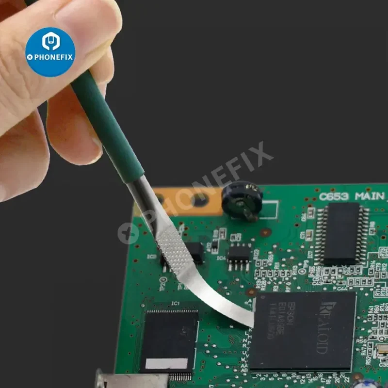 Couteau à colle BGA à lame fine pour puce IC, pour démonter le processeur de l'iPhone