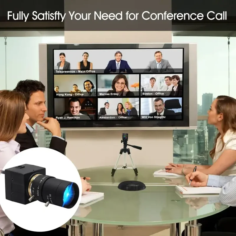 Caméra vidéo industrielle USB haute résolution 8MP CCTV