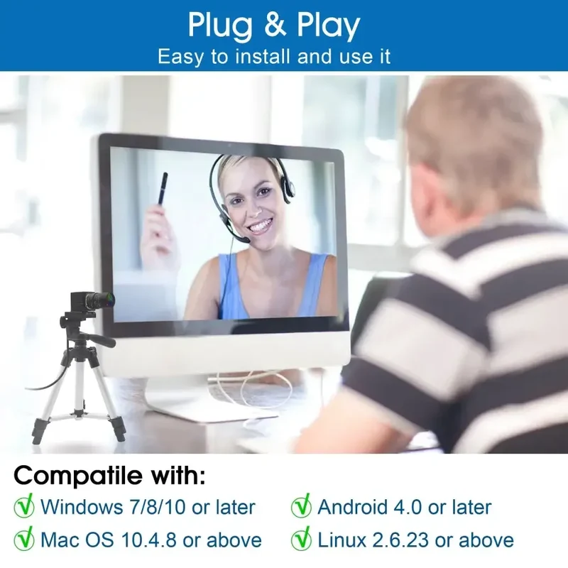Caméra vidéo industrielle USB haute résolution 8MP CCTV