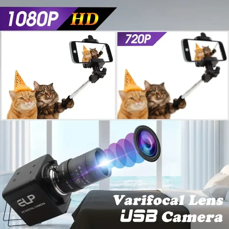 Webcam USB 1080P HD 120 ips pour PC, enregistrement d'appels vidéo Skype