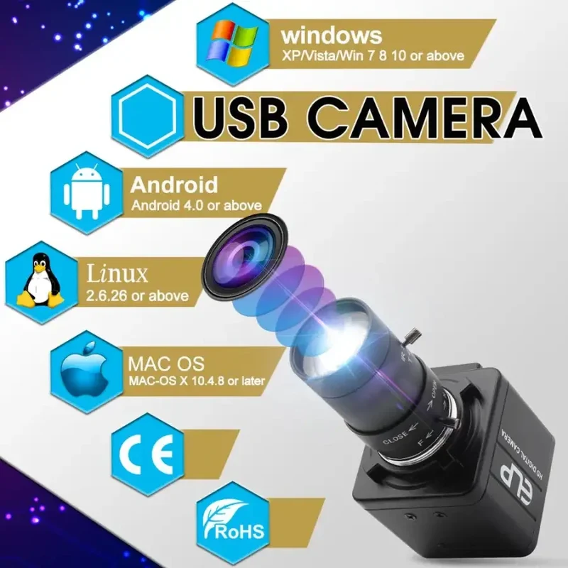 Webcam USB 1080P HD 120 ips pour PC, enregistrement d'appels vidéo Skype