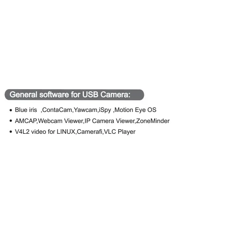 Webcam USB haute vitesse CMOS 1080P HD avec objectif varifocal