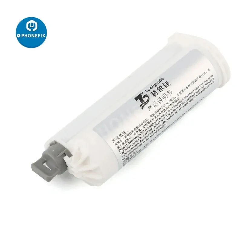Seringue distributrice de colle structurelle ACC 50 ml pour adhésif pour cadre étroit d'écran