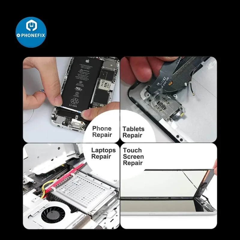Ruban adhésif pour écran LCD de 2 mm avec pincettes pour réparation de téléphone et tablette