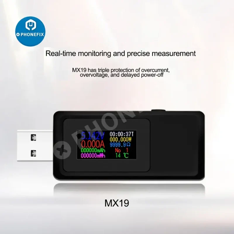 Testeur de tension et de courant USB multifonction 10 en 1 de type C