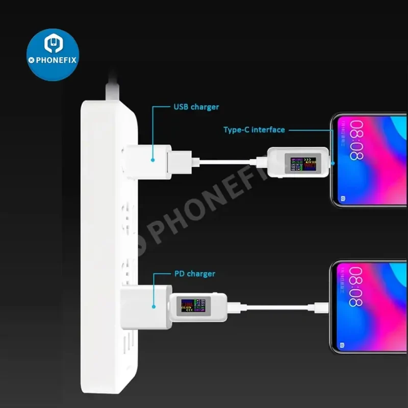 Testeur de tension et de courant USB multifonction 10 en 1 de type C