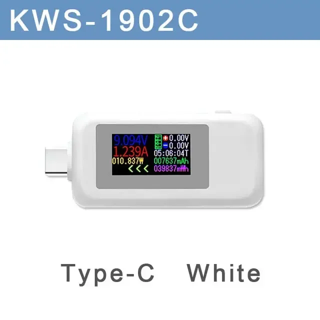Testeur de tension et de courant USB multifonction 10 en 1 de type C