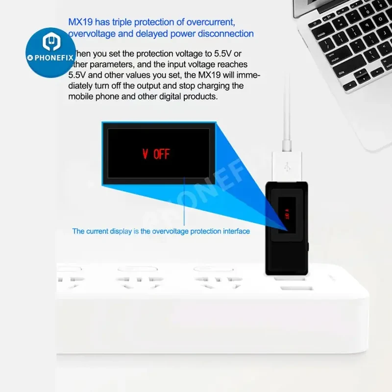 Testeur de tension et de courant USB multifonction 10 en 1 de type C