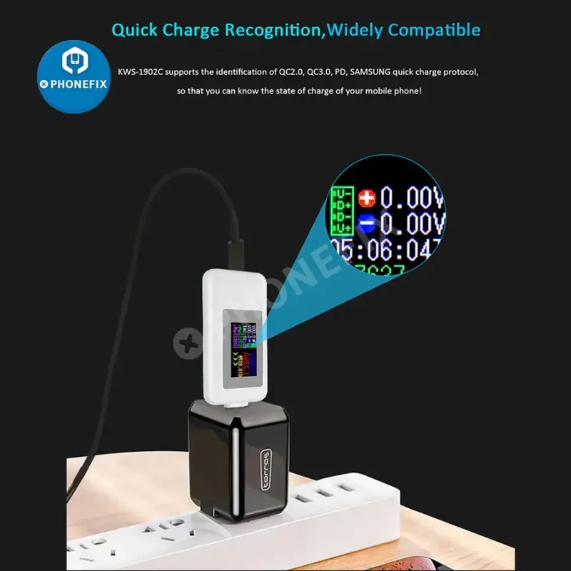 Testeur de tension et de courant USB multifonction 10 en 1 de type C