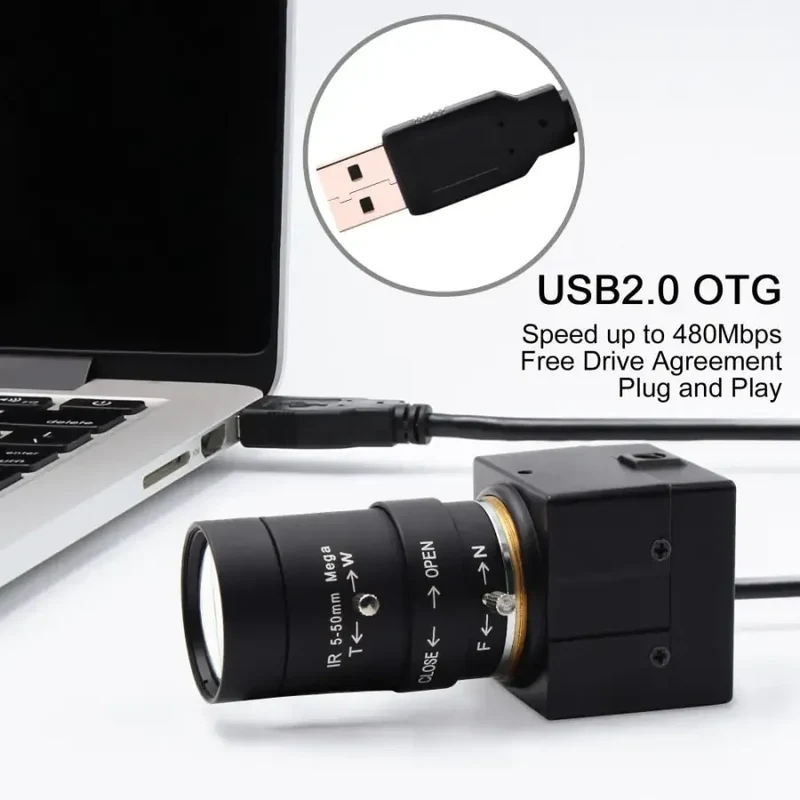 Webcam USB Sony 2MP 1080P à focale variable haute vitesse