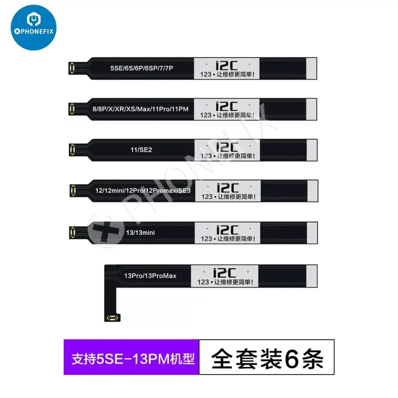 Câble de test de batterie I2C pour iPhone 5SE-13 Pro Max