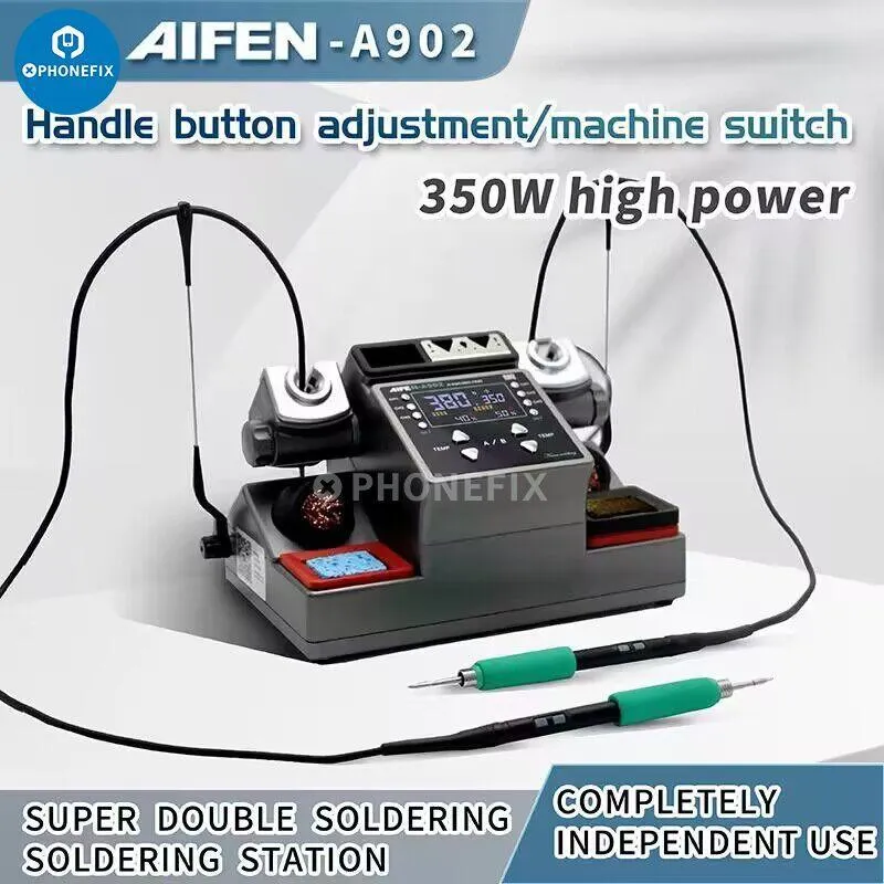 Station de soudage double AIFEN A902 Pro C210 C245 C115 Outil de soudage