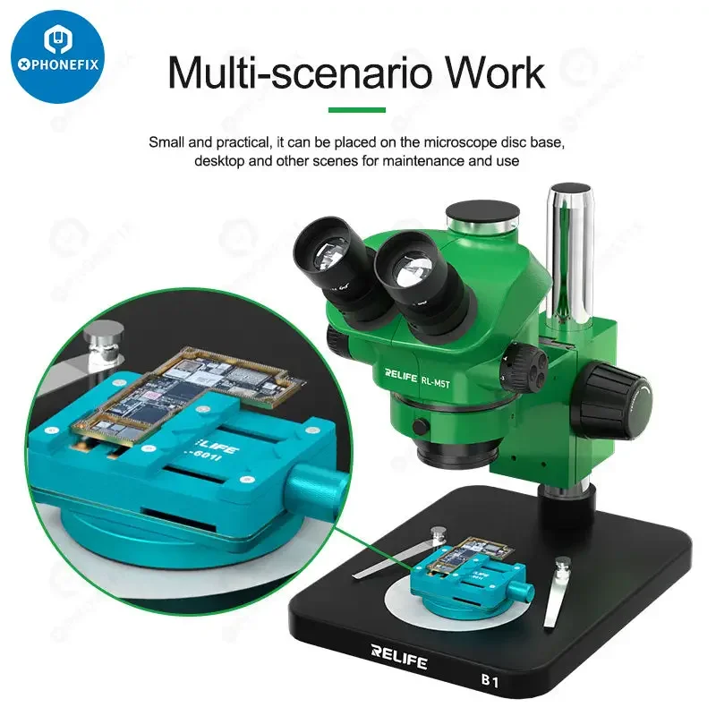 Mini-dispositif rotatif de réparation de puce BGA pour carte mère RELIFE RL-601i