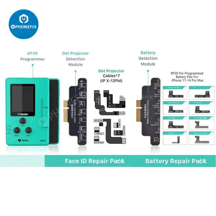 Programmateur de restauration multifonction REFOX RP30 pour iPhone X-15 Pro Max