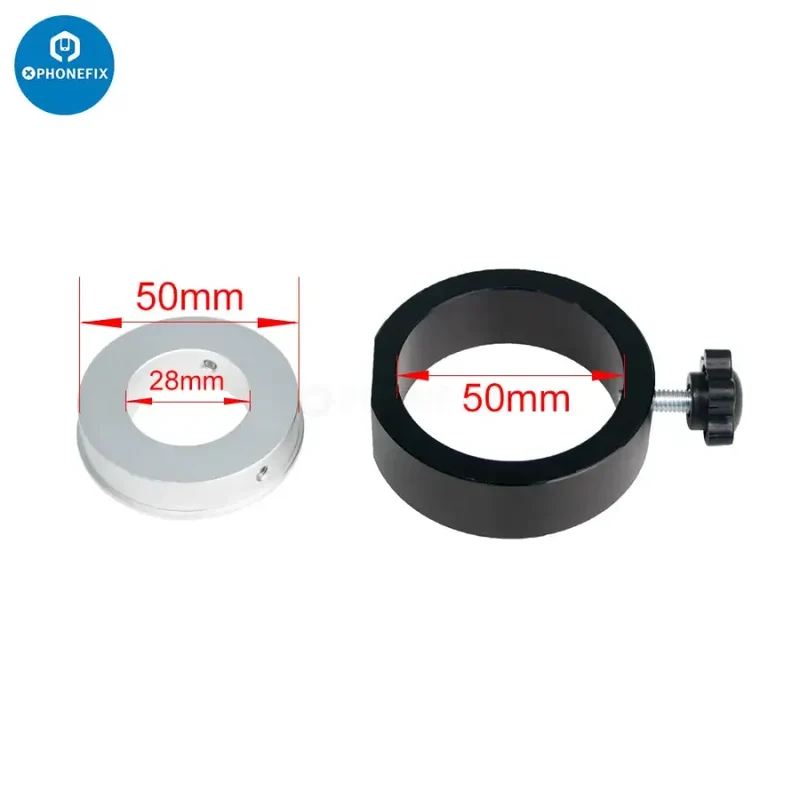 Kit de caméra industrielle pour microscope avec stockage sur disque U HDMI VGA et objectif 130X