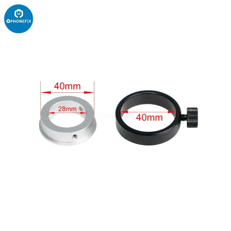 Kit de caméra industrielle pour microscope avec stockage sur disque U HDMI VGA et objectif 130X
