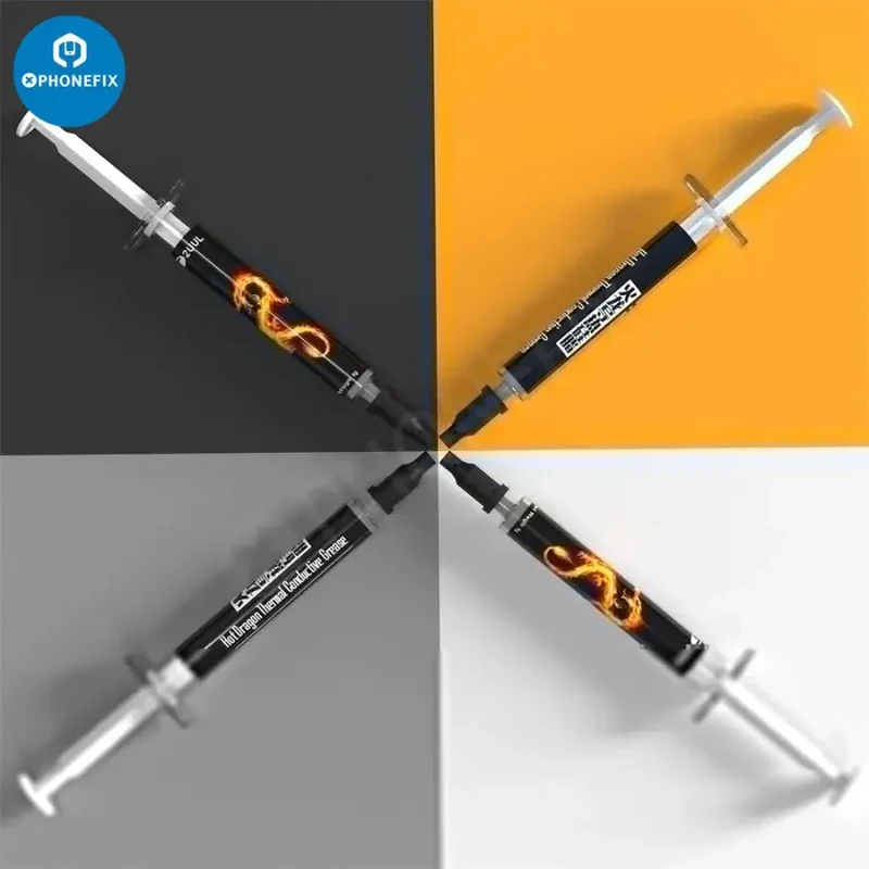 Graisse conductrice thermique Hot Dragon 2UUL SC04 pour processeur et processeur graphique