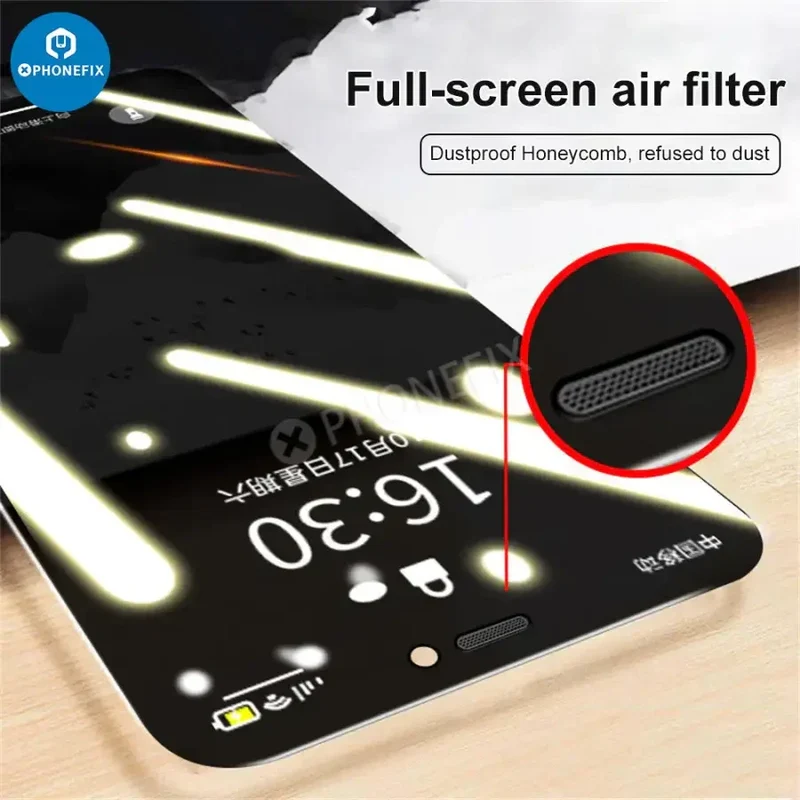 Film de confidentialité en verre trempé anti-espion pour iPhone 12-17 Pro Max