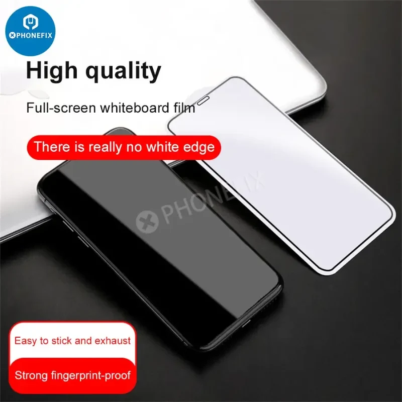 Film de confidentialité en verre trempé anti-espion pour iPhone 12-17 Pro Max